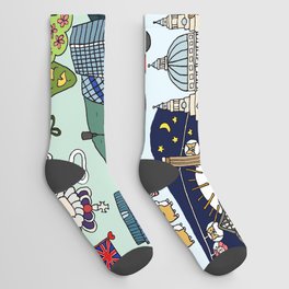 The Queen's London Day Out Socks