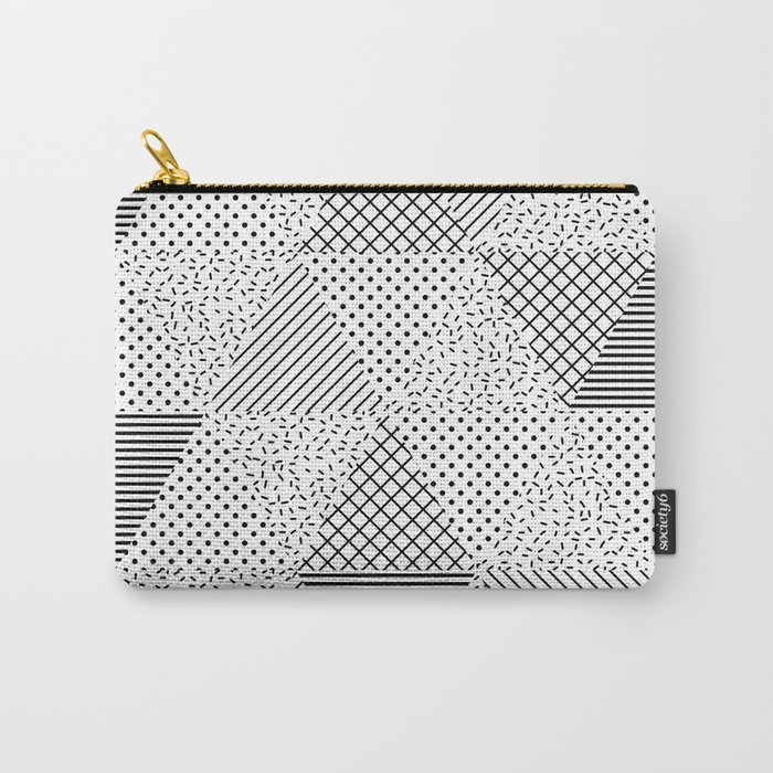 2. Patern in memphis, pop art style Carry-All Pouch