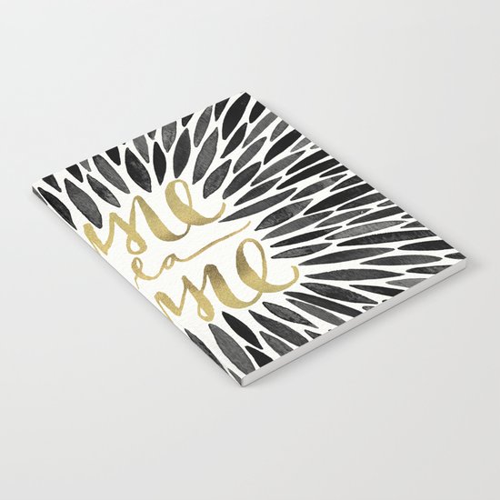 Crème de la Crème – Black & Gold Notebook