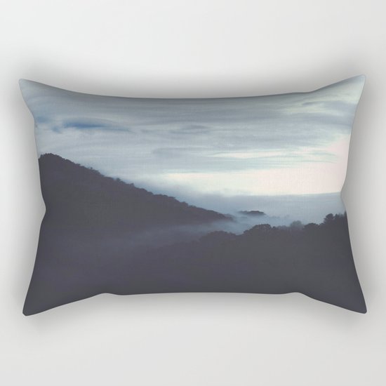 winter wind stops my breathing Rectangular Pillow