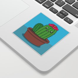 Adorable cactus Sticker