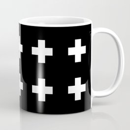 Swiss Cross Black Mug