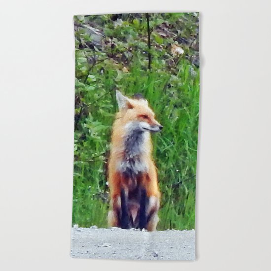 Foxy Beach Towel