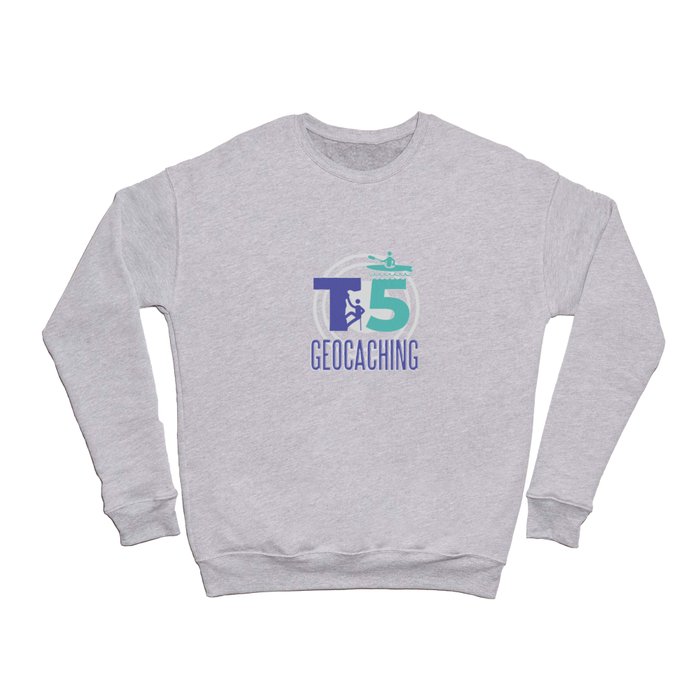 T5 Geocaching canoe and climbing Crewneck Sweatshirt