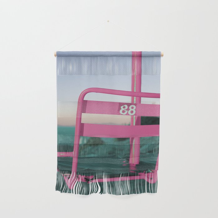 Pop Art 80's Chair Lift Wall Hanging