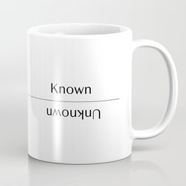 The Known & the Unknown Coffee Mug | Bookcore, Publisher, Bookstagram, Authorgift, Writing, Fantasy, Herosjourney, Graphicdesign, Booktok, Knownworld 