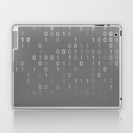 Background from set of binary code Laptop Skin