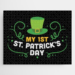 My First St Patricks Day Cute Baby Jigsaw Puzzle