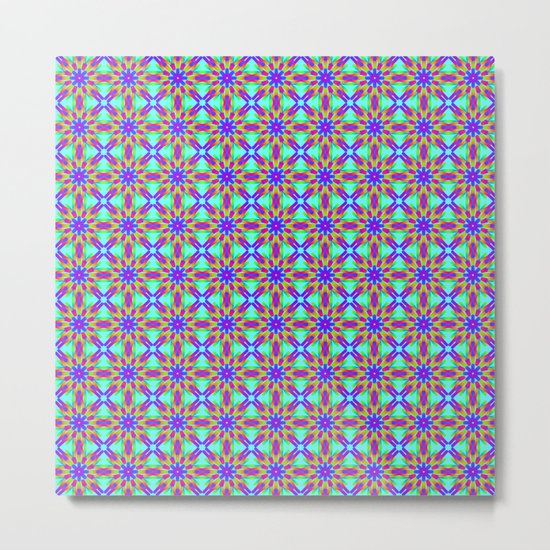 Tribal patterns in rainbow colors Metal Print