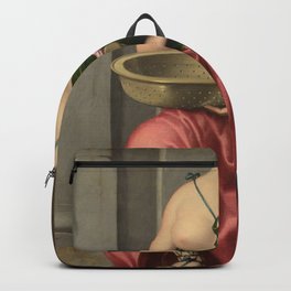 Giovanni Battista Moroni - The Vestal Virgin Tuccia Backpack | Illustration, Oilpaint, Painting, Canvas, Old, Wallart, Decor, Frame, Vintage, Artprint 