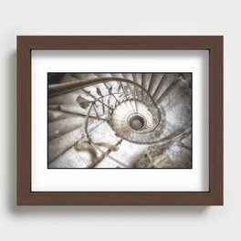 ups and downs Recessed Framed Print