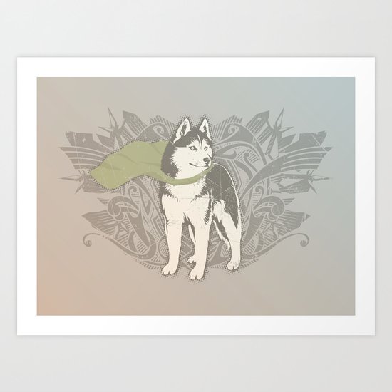 Fearless Creature: Eski Art Print