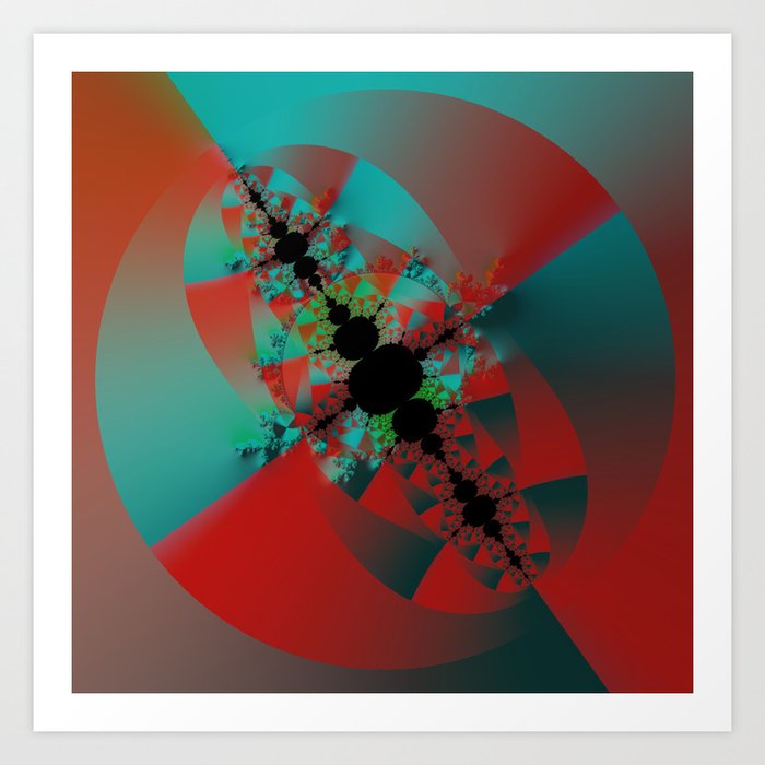 fractal design -47- Art Print