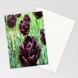 PURPLE TULIPS   Stationery Cards