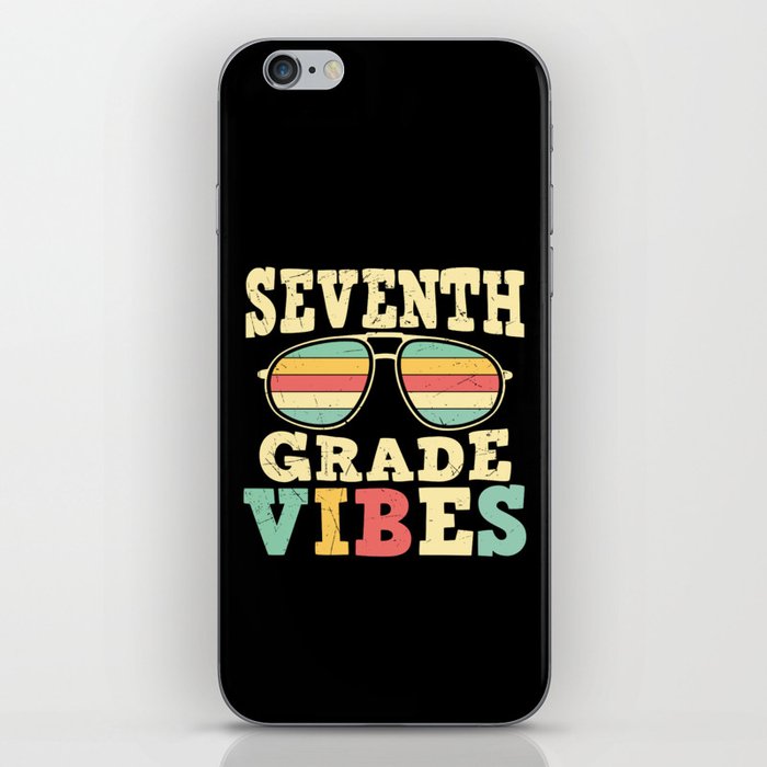 Seventh Grade Vibes Retro Sunglasses iPhone Skin