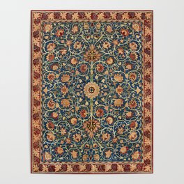 William Morris Floral Carpet Print Poster