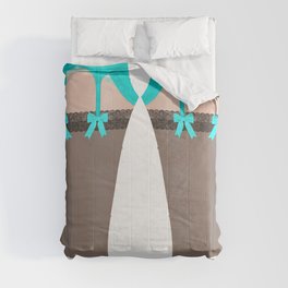 Lingeramas - Sexy Teal Lingerie Legging Pajamas Comforter