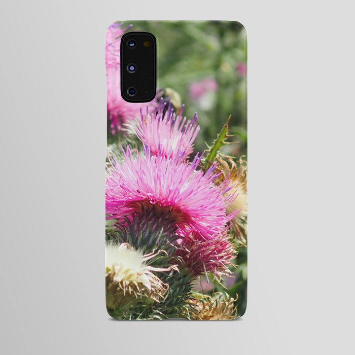 Purple Thistle Android Case
