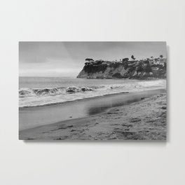 San Pedro, CA - I Metal Print | 120Film, Beach, Film, Landscape, Photo, Seascape, Ocean, Black And White 