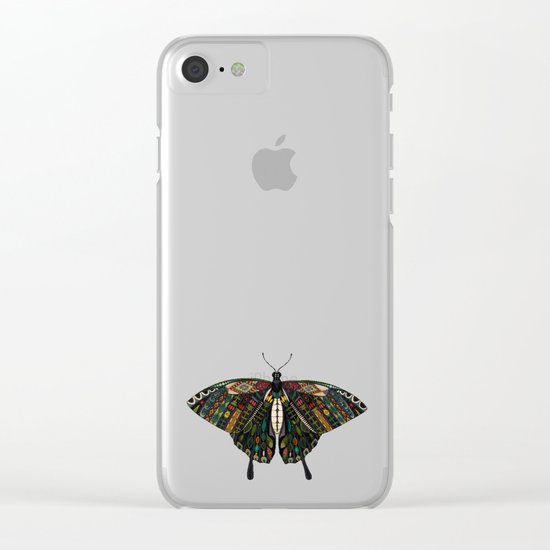 swallowtail butterfly dusk Clear iPhone Case