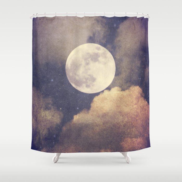 To the Moon and Back  Shower Curtain