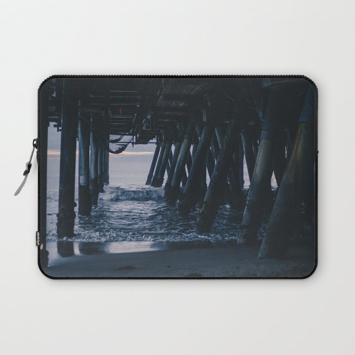 Under The Pier in Santa Monica California Laptop Sleeve