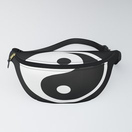Yin Yang Feng Shui Harmony Black And White Fanny Pack