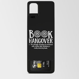 Funny Book Hangover Definition Android Card Case