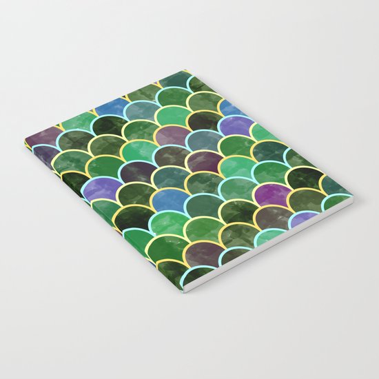 Watercolor Lovely Pattern VVII Notebook