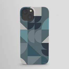 Geometrical modern classic shapes composition 20 iPhone Case