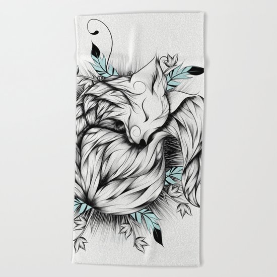 Little Fox Beach Towel