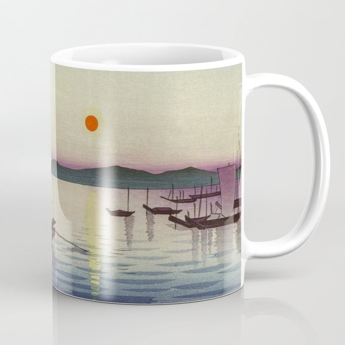 Boats and setting sun (1900 - 1936) Coffee Mug