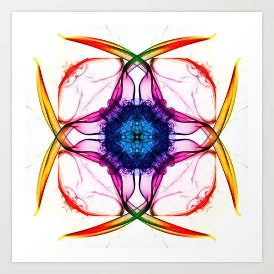Smoke Art 88 Art Print