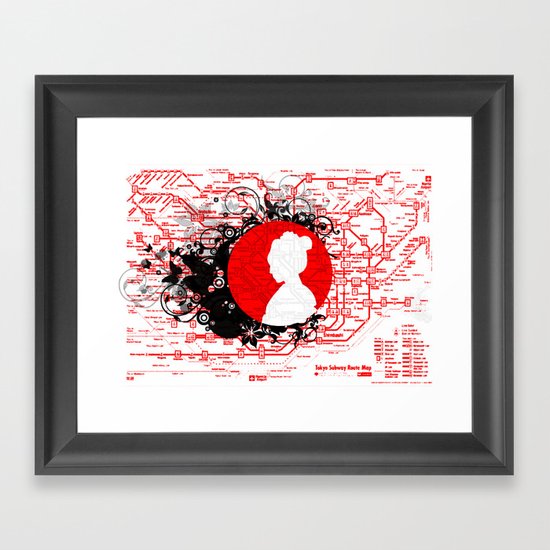 Modern Japan 2 Framed Art Print