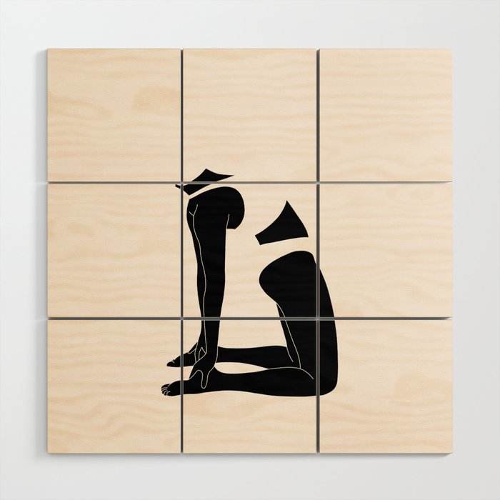 Silhouette Pose - Francine Wood Wall Art