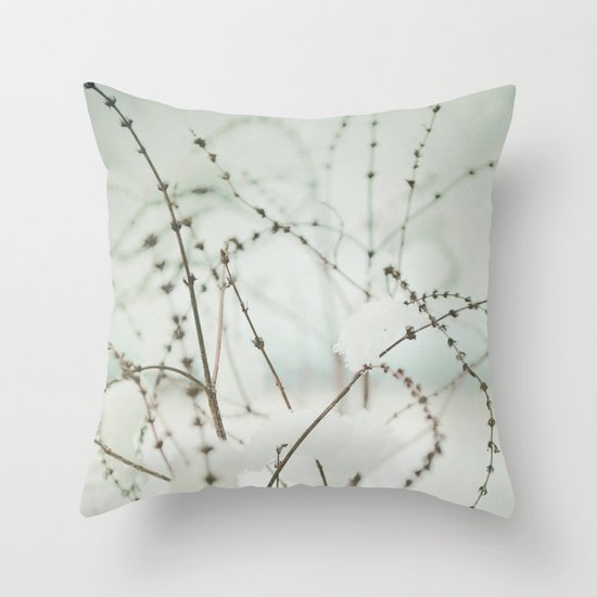 Winter's Magic Throw Pillow