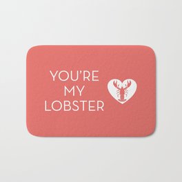 You're My Lobster - Rose Bath Mat