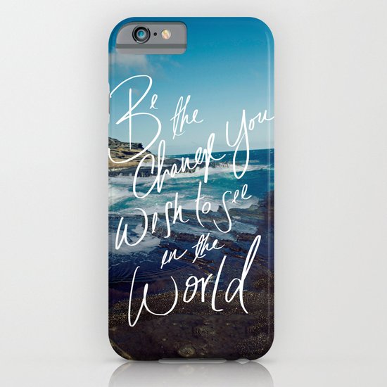 Be the Change iPhone & iPod Case