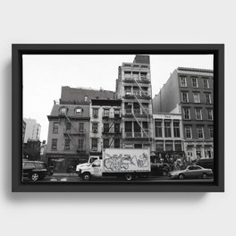 Tribeca Street Scene Framed Canvas