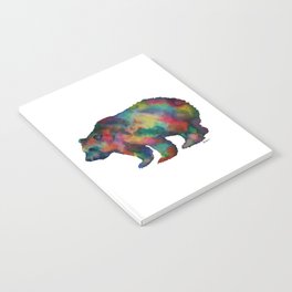Whimsy Bear Watercolor Notebook