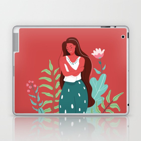 Self Care Portrait  Laptop & iPad Skin