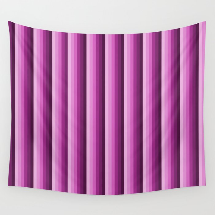 Pattern purple stripes Wall Tapestry