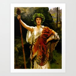 John Collier "The Priestess of Bacchus" Art Print