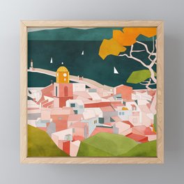 Saint Tropez Framed Mini Art Print
