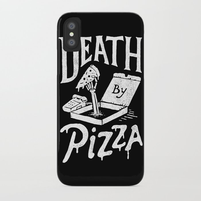 Death by Pizza iPhone Case