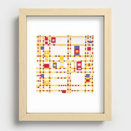 Piet Mondrian abstract Recessed Framed Print