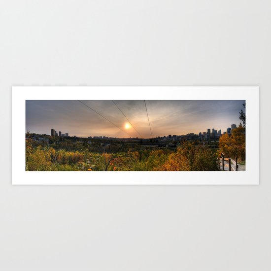 Edmonton Art Print