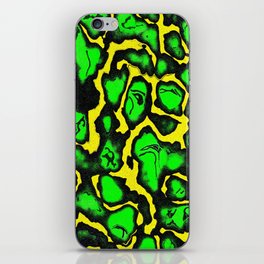 Ancient emerald green and gold iPhone Skin