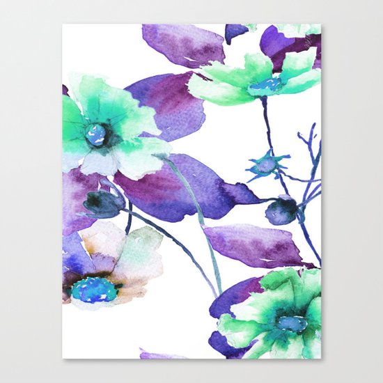Flowers 01 Canvas Print
