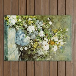 Pierre-Auguste Renoir - Flower Bouquet Outdoor Rug